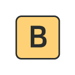 B